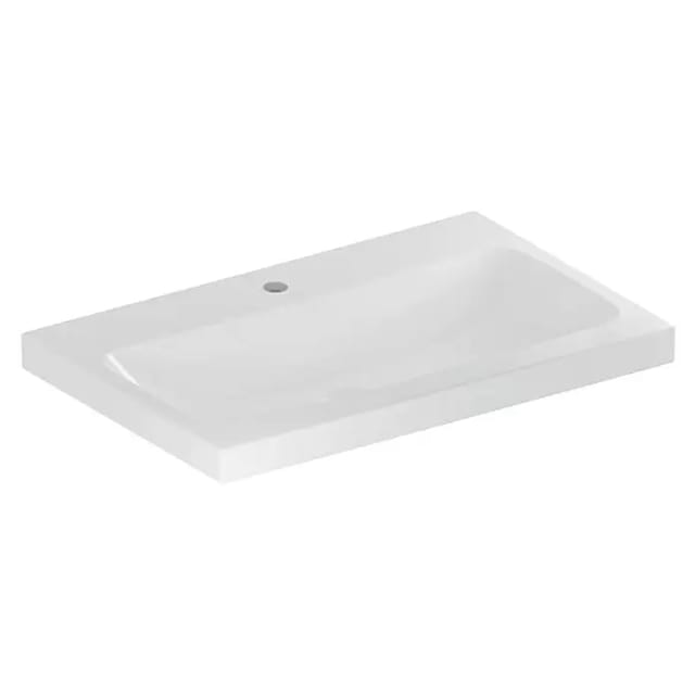 Keramag - Geberit Icon Light Waschtisch, 75 Cm X 48 Cm, Mit Hahnloch, Ohne