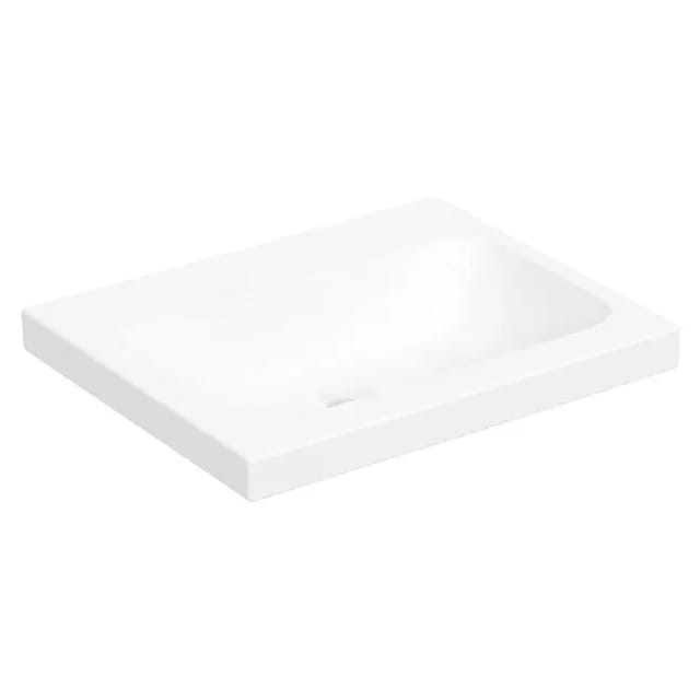 Keramag - Geberit Icon Light Aufsatzwaschtisch, 60 Cm X 48 Cm, Ohne