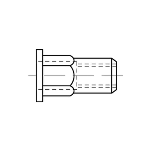 Reyher - Sechskantblindnietmutter R 88483 Flako M 5 / 0,5 - 3,0 A 2