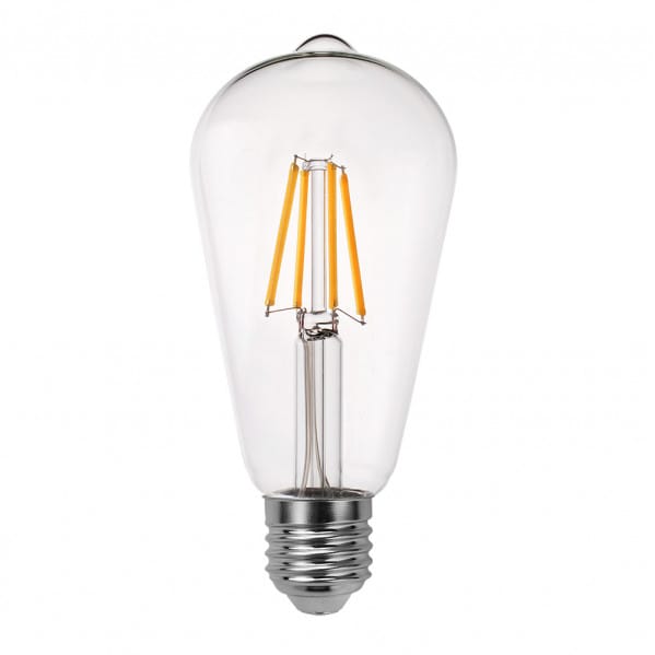 Fabrilamp - Glühbirne Pebetero 14x6,5d 8w 850lm E27 Klar 2700k