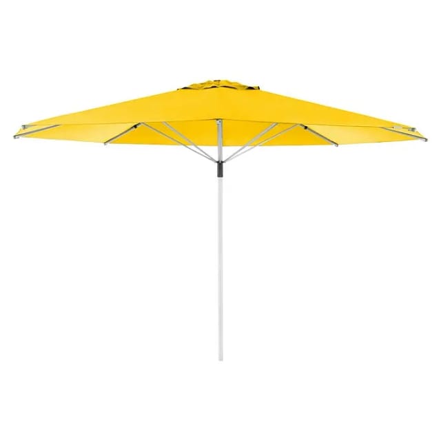 Sonnenschirm/ Großschirm 'telestar' Ø 5,00 M, Gelb, Ohne Volant, Bezug Aus 100% Polyester, Gestell Aus Aluminium, 25 Kg Sonnenschirm / Großschirm 'telestar 500', Inkl. Schutzhülle, Gelb, Ø 500 - Doppler