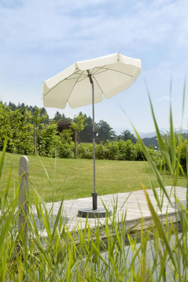 Schneider Schirme - Schneider Sonnenschirm Locarno Natur Ø 150 Cm Sonnenschirme