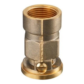 Oventrop - Svi Sperrventil Dn 32 G 1 1/4' Innengewinde, G 2' Innengewinde Überwurfmutter Pn 10, Messing