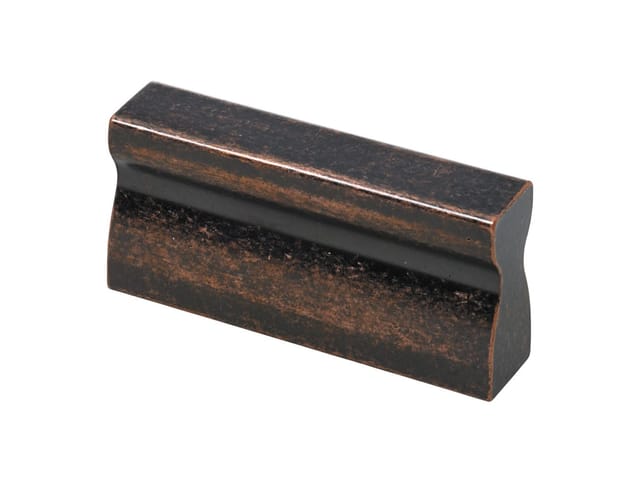 Hettich - Möbelgriff Aluminium Bronze 10,0 X 46,0 X 23,0 Mm - 1 Stück Möbelbeschläge