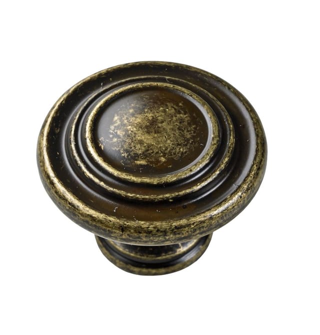 Hettich - Möbelknopf Zinkdruckguss Bronze Ø 32,0 X 25,0 Mm - 1 Stück Möbelbeschläge
