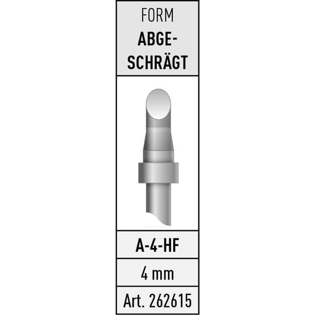 A-4-hf Lötspitze Abgeschrägt Inhalt 1 St. - Stannol