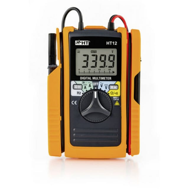 Ht12 Hand-multimeter, Stromzange Digital Cat Ii 600 V, Cat Iii 300 V Anzeige (count - Ht Instruments