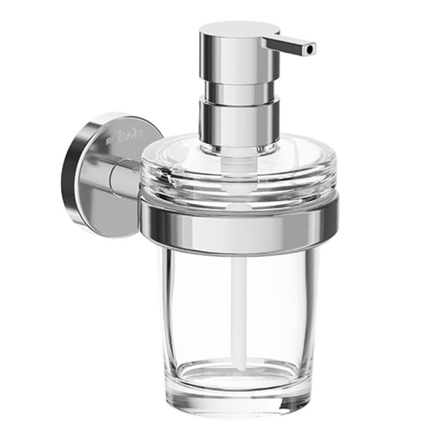 Inda - Wandseifenspender Gealuna Chrom Glänzend/transparent 250 Ml
