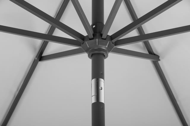 Sonnenschirm Orlando Silbergrau Ø 270 Cm Marktschirm - Schneider