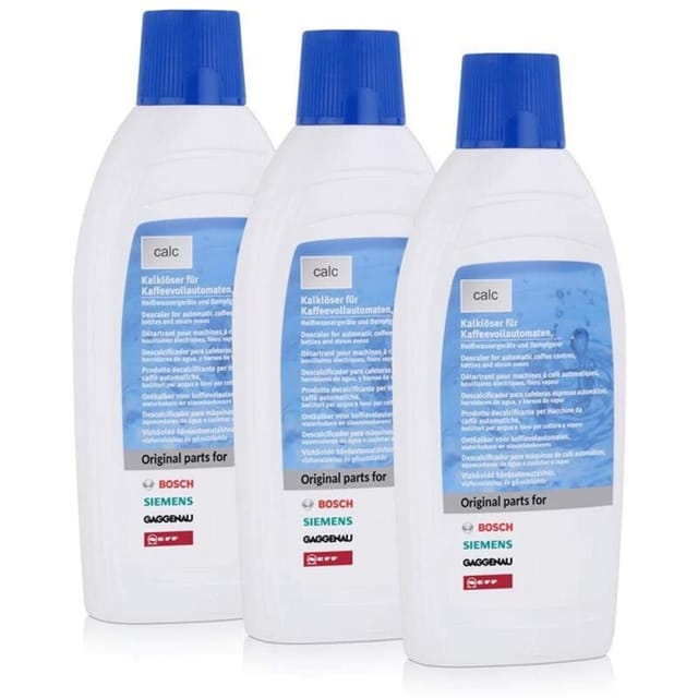Set Von 3 Flüssigen Descaler (1,5 L) Für Die Bosch Kaffeemaschine 00311968