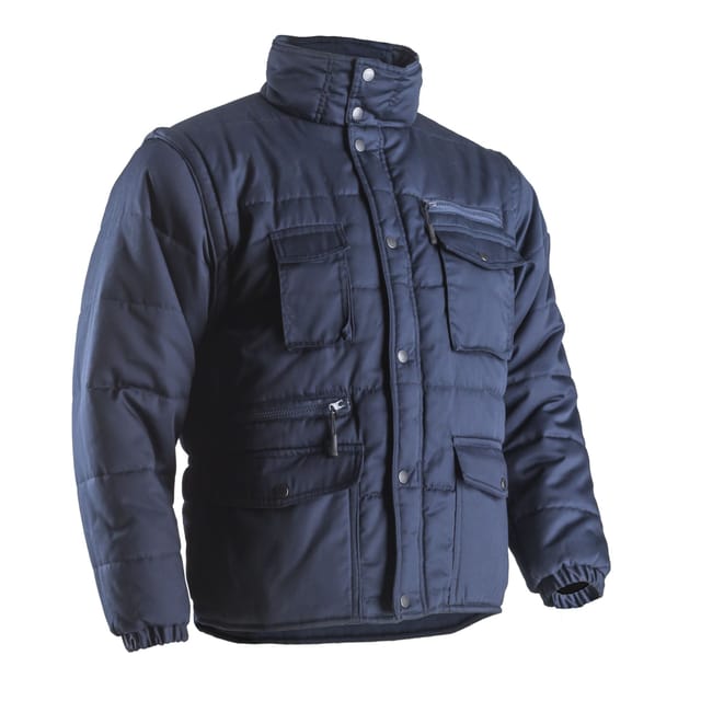 Coverguard - 5pslbl ] Blouson De Travail 2 En 1 Polena Sleeve Taille L Bleu