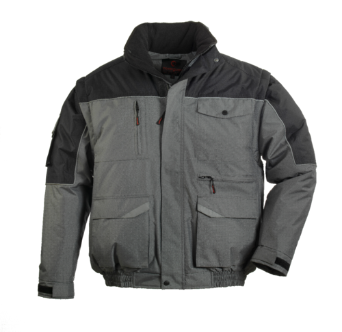 Coverguard - Warme Professionelle Arbeitsjacke Ripstop 2 In 1 - Anthrazit 2xl - 54/56