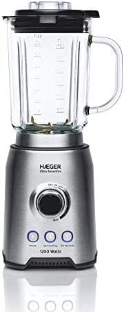 Haeger - Lq-120.006a Mixer 1,75 L Stabmixer 1200 W Schwarz, Edelstahl, Transparent