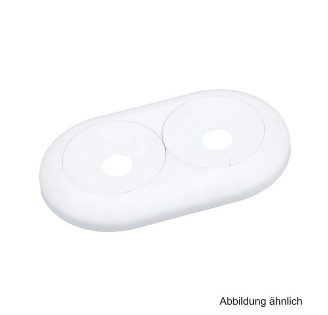 Fränkische Doppelrosette Alpex 20 Altweiß Einstellbar 35-55 Mm, 75918800