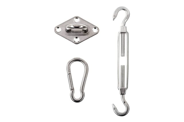 Montageset Für Sonnensegel - 20 Cm - Hespéride