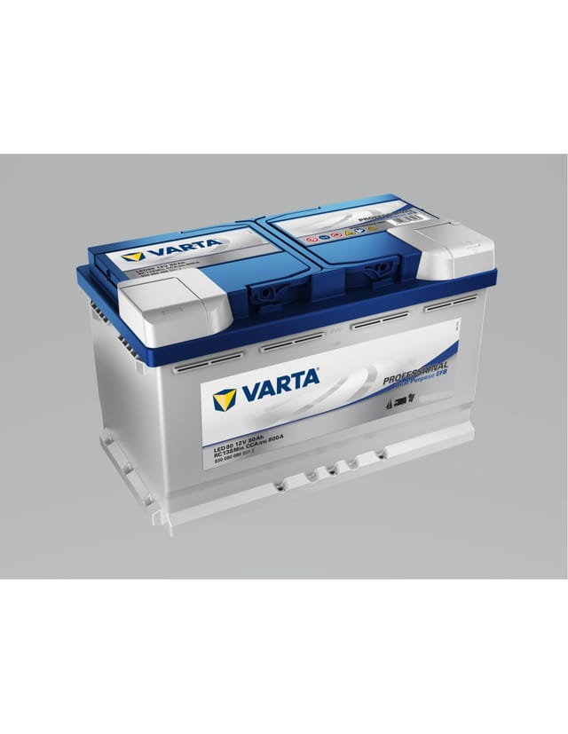 Professionelle Dual-purpose Efb Zusatzbatterie Säure 80 Ampère – Varta