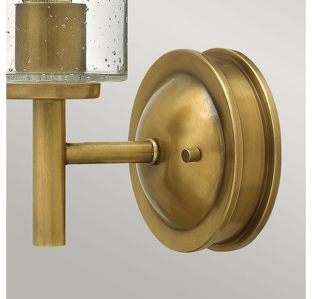 Collier - 1 Licht Wandleuchte Messing, E27 - Elstead