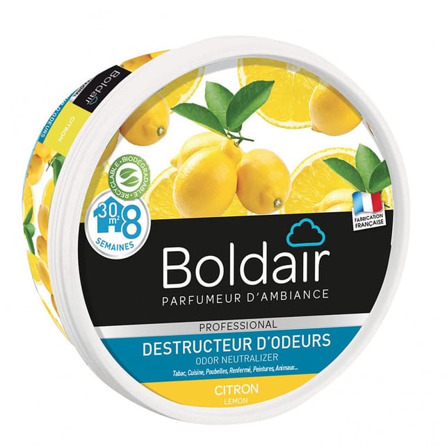 Boldair Zitronen-geruchsentferner-gel 300 G Centrale Brico