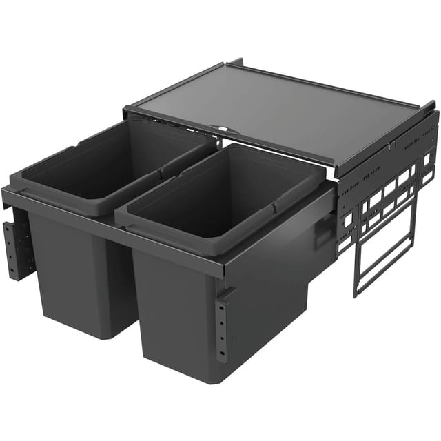 Vs Envi Space Abfalltrennsystem Kb 600 Mm 2 X 22 Liter Lava