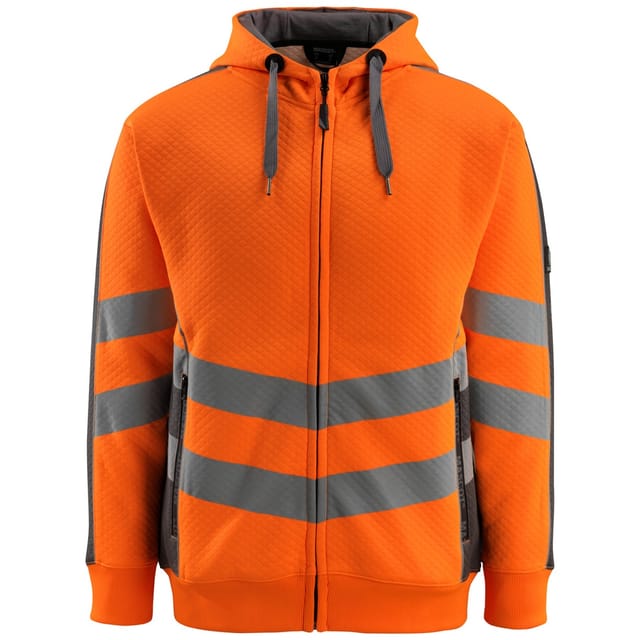 Mascot Warnschutz Kapuzensweatshirt Corby Safe Supreme Mit Reißverschluss 50138 Gr. 2xl Warnorange/dunkelanthrazit
