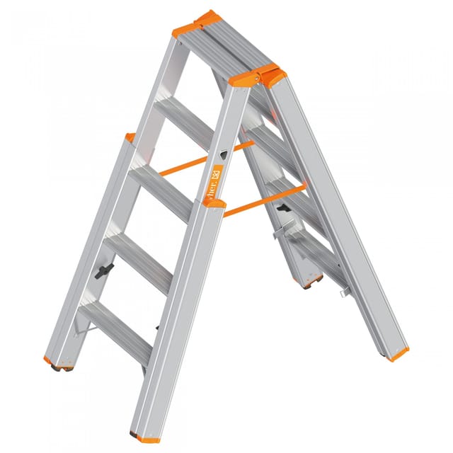 Layher Topic 1062 Treppenstehleiter Mit 6 Stufen 2,95m Ah