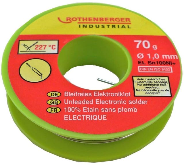 Elektronische Zinnspule 1 Mm, 200 G. Rothenberger Rothenberger