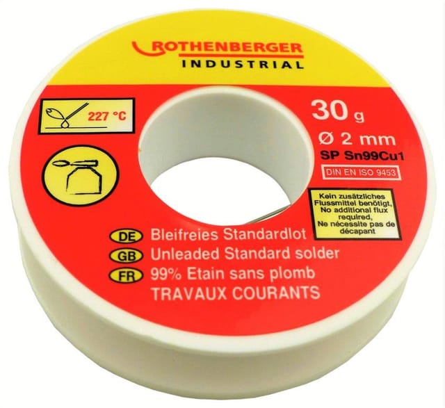 Standard-zinnspule 2 Mm, 30 G. Rothenberger Rothenberger