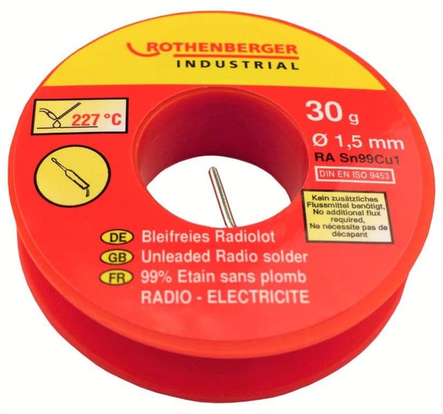 Radiozinnspule 1,5 Mm, 30 G. Rothenberger Rothenberger
