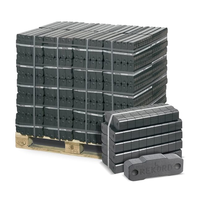 Rekord Braunkohlebriketts 25kg X 40 Gebinde 1000kg