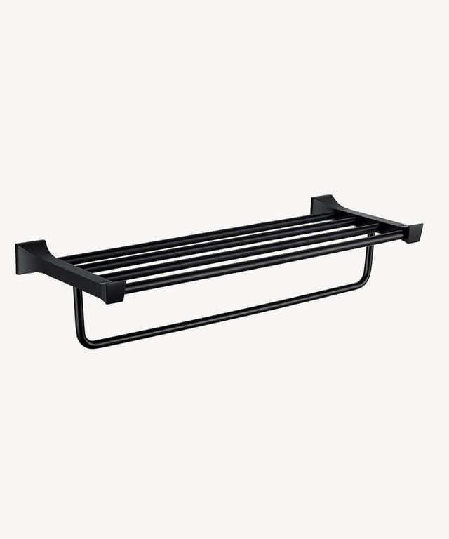 Kroos ® - Wandhalterung Für Handtücher Schwarz - Chloe