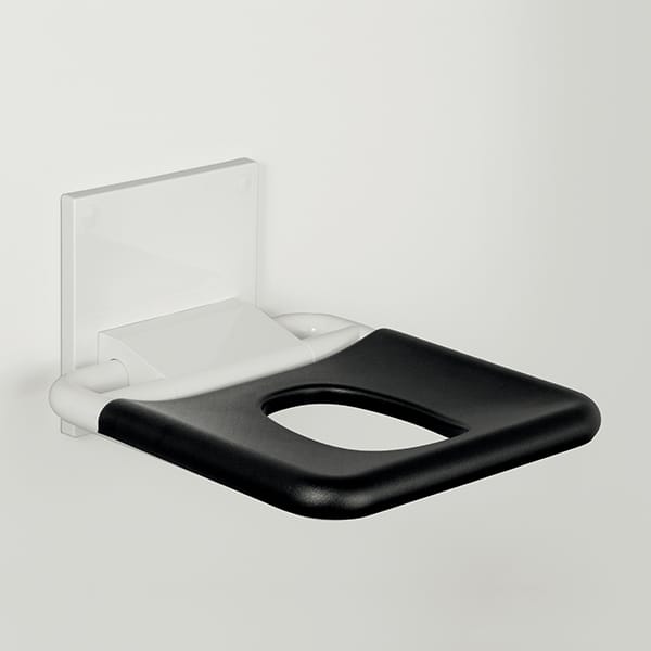 Pba 01 Duschsitz Mit Hygieneöffnung Klappbar, Aus Nylon, 380x445mm