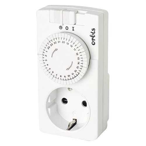 Orbis - Ob162232 Steckbare Analoge Zeitschaltuhr Domo D 230v