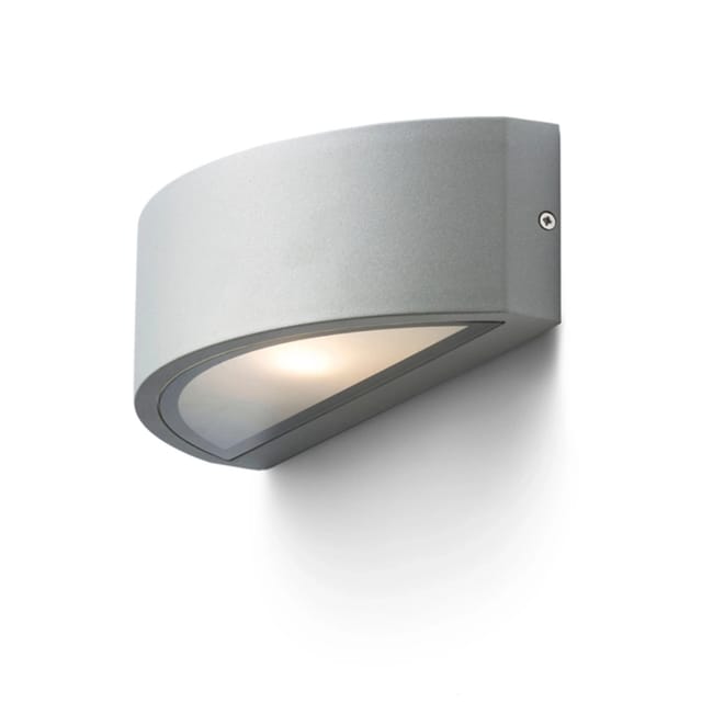 Wandleuchte Lesa Silber Grau 230v E27 26w Ip54