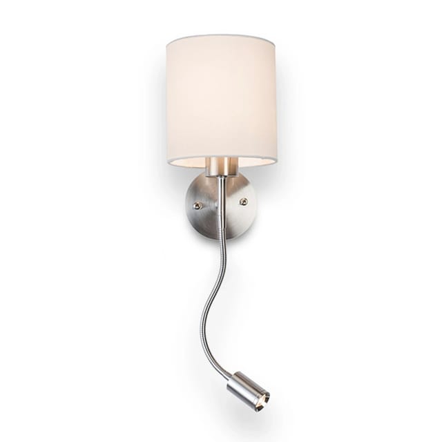 Rendl Light - Versa Wandleuchte Mit Schirm Weiss Matt 230v E27 Led 42+3w 40° 3000k