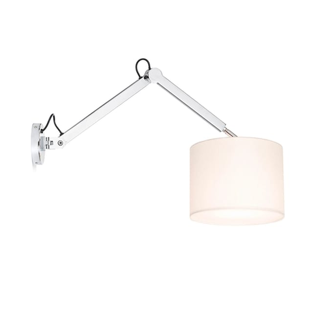 Lampada Madison W Da Parete Bianco Cromo 230v E27 42w