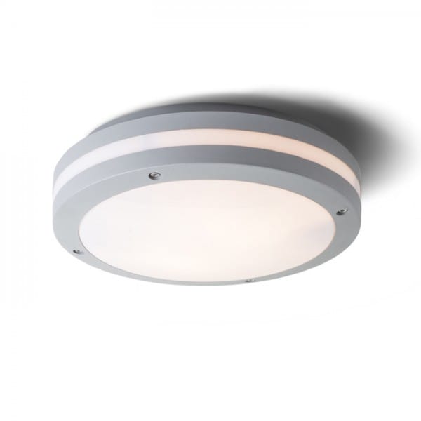 Deckenleuchte Sonya 30 Silbergrau 230v E27 2x18w Ip54