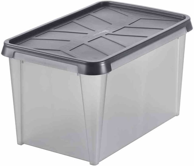 3462050 Aufbewahrungsbox (l X B X H) 60 X 40 X 35 Cm Grau 1 St. - Orthex