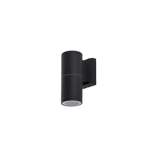 Fassadenstrahler Schwarz Ip54 Gu10 Aluminium Wandlampe