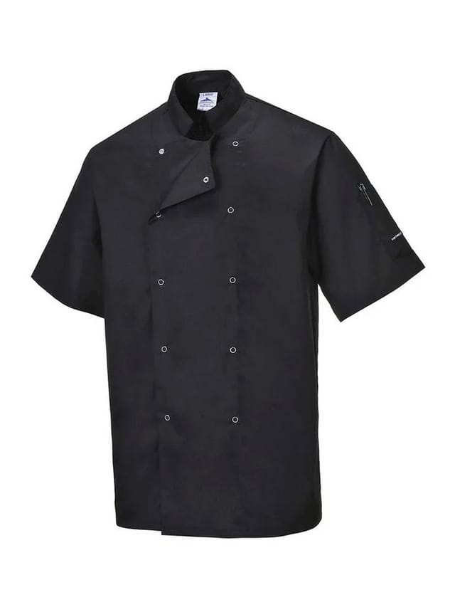 Küchenjacke Cumbria Schwarz 2xl