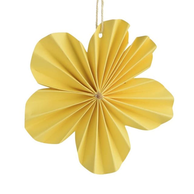 Kaemingk Papierblume Gelb Ø 10,5 Cm