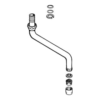 Hansa Auslauf 59911171 Länge 200mm, G3/4 Chrom