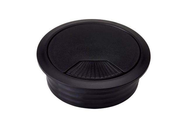 5er Pack - Kabeldurchlass Kunststoff Ø 60 Mm Schwarz