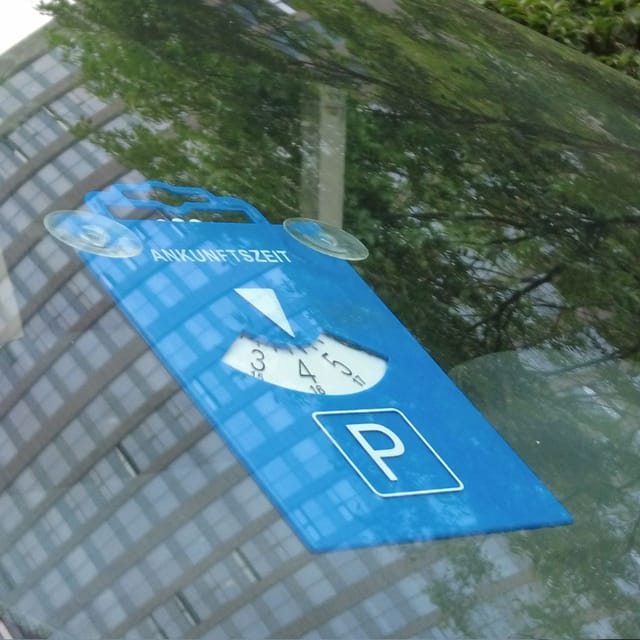 Trendline - Parkscheibe Mit 2 Saugnäpfen Innenausstattung Auto
