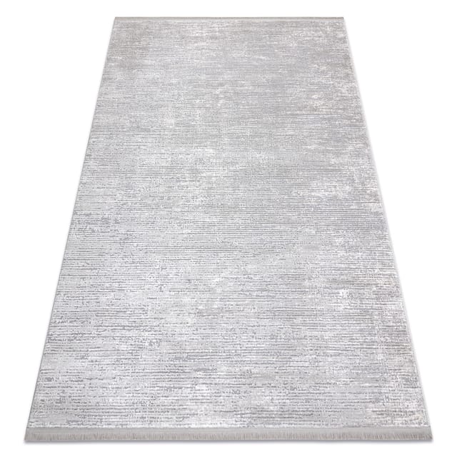 Rugsx - Modern Teppich Tuls Strukturell, Franse 51248 Grau Grey 240x330 Cm