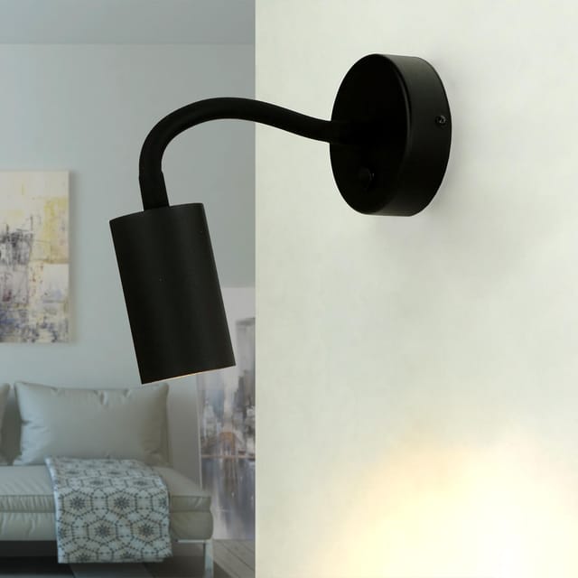 Led Deckenlampe Schwarz Metall Ø38,5cm Rund Luke