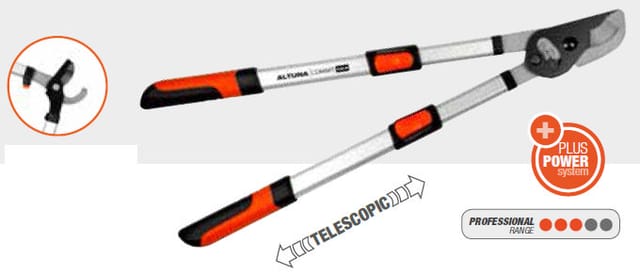 Altuna 2-hand-schere J502 Teleskop 67-89cm Schnitt 35mm Mit Multiplikator