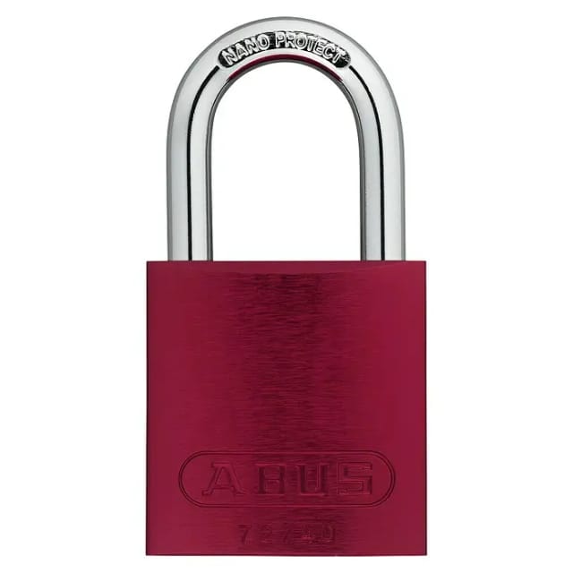 Vorhangschloss Aluminium 72/40 Rot Vs. Lock-tag - Abus