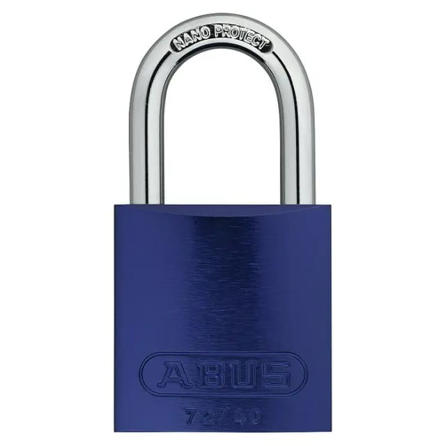 Abus Vorhangschloss Aluminium 72/40 Blau Vs. Lock-tag