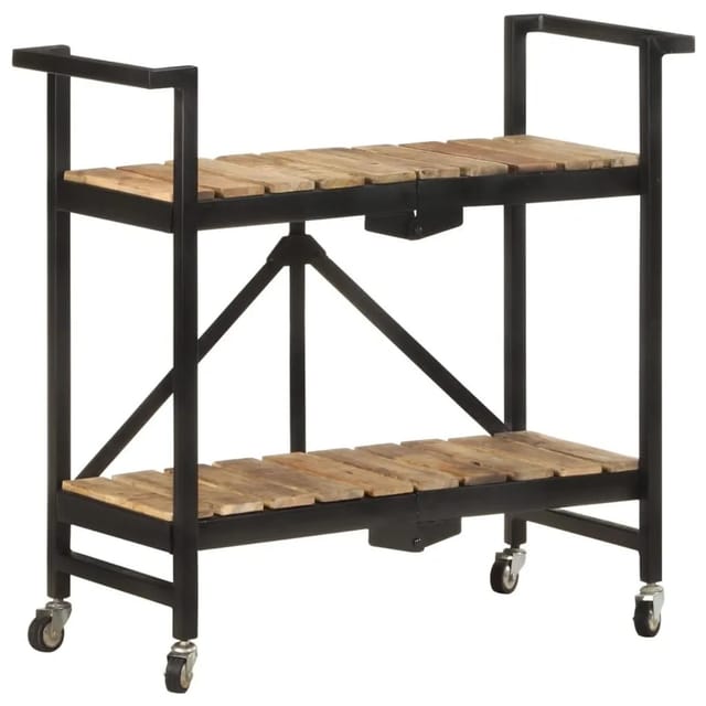 Küchenwagen 87x36x81 Cm Mango Massivholz Vidaxl