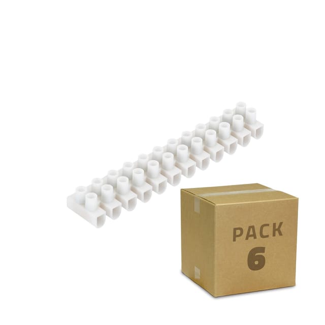 6er Pack Lüsterklemmen Mit Jeweils 12 Verbindungen 6 Mm²